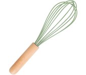 1Pcs Silicone Kitchenware Non-stick Cooking Utensils Cookware Spatula Egg Beaters Shovel Wooden Handle Kitchen Tool Accessories