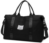 Bolsa de viaje, Bolso Deportivo, Bolso de Gimnasio, Bolso de viaje de fin de semana de un solo hombro para Mujer, separación Seca y húmeda, Gran capacidad