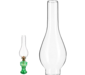 Long Kerosene Lamp Glass Shade Light Covers Clear Vintage Shades Hurricane Parts Chimney Retro