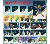 Juego de 28 tarjetas Amiibo NFC para La Leyenda de Zelda: Breath of the Wild y Lagrimas del Reino.