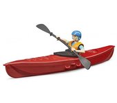 Bruder Kayak Bworld con Figura Deportiva Acuática - Entrenamiento Integral - Protección y Accesibilidad Costera