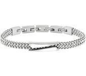 Joyería BREIL EDIT OUT Colección, PULSERAS DE HOMBRE en color PLATA Talla 22 SIN PIEDRAS - TJ3444