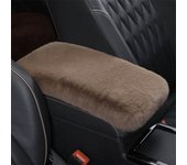 Plush Car Armrest Box Cushion Furry Warm Car Armrest Pad Car Armrest Box Cover Universal Car Decoration Interior Accessories