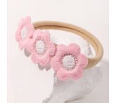 Cute Flowers Headband for Baby Girls Elastic Soft Newborns Butterfly Bows Hair Band Infant Hair Accessories Wholesale