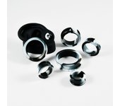 PAIR Soft Silicone Camouflage Ear Gauges Flesh Tunnels Plugs Stretchers Expander Double Flared Flesh Tunnels Ear Lobe Piercing