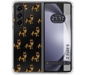 Funda Silicona Antigolpes para Samsung Galaxy Z Fold 5 5G diseño Perros 09 Dibujos