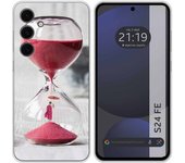 Tumundosmartphone Funda Silicona para Samsung Galaxy S24 FE 5G diseño Reloj Dibujos