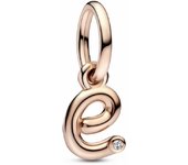 Charm Colgante Pandora rose Letra Minúscula h del Alfabeto