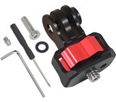 Tripod Adapter Mount 1/4 Screw to  2-Slot/ 3-Slot Quick Release Mount for GoPro Hero 13 12 11 Insta360 X4 Action Monitor Holder