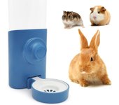 600ML Pet Parrot Bird Feeding Waterer Cat Dog Cage Hanging Waterer Pigeon Rabbit Small Pet Automatic Feeding Water Feeding Bowl