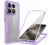 For Xiaomi 14T 13T Pro Case 360 Full Body Protection Transparent Phone Cover for Poco X6 F6 F5 M6 Pro Shockproof Cases