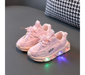 Zapatos Niña 202New LED Child Trainers 1-8Years Old Boy Girl Tennis Shoe Sport Shoe for Toddlers Glowing Kid Sneakers Kids Shoe