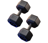 MAGIC SELECT Set de 2 Mancuernas 2.5Kg, 3Kg, 5Kg, 7,5Kg, 10Kg de PVC Y Hierro de Arena, Pesas de Gimnasio, Mancuernas Antideslizantes , Ideales para Entrenamiento de Fuerza y Gimnasio en Casa, Pesas Ergonómicas Fitness.