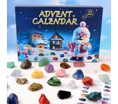 Christmas Crystal Gemstones Advent Calendar Decorations 24 Days To Christmas 2025 Countdown Calendar Collection Advent Gift