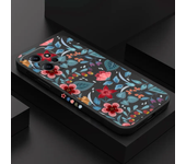 Nice Flowers Square Silicone Phone Case For Xiaomi Redmi Note 13 12 Pro Plus 5G 12S 11S 11 10S 10 Redmi 12 Shockproof Soft Cover