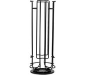 Tower Stand Storage Shelves Stainless Steel 24Cups Display Capsule Rack Rotatable Coffee Pod Holder For Dolce Gusto Capsule