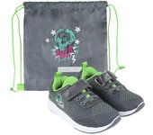 Zapatillas Avengers Gris con Tira de Velcro para Niño