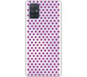 Funda compatible con Samsung Galaxy A71 - Lunares violeta