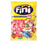 Fini Golosinas caramelos de goma Bolsa de 250u gran surtidos de modelos a elegir fresas salvajes,dedos brillos,dentaduras,huevos fritos,melones,tropy jelly,moras,melecoton,ladrillos,gusanos,huesos brillo,cerezas,beso,botella cola,calaveras,pulpos etc...
