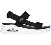 Skechers | Mujer | Sandalias Uno Summer Stand2 negro
