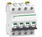 Interruptor Automático Magnetotérmico Schneider Electric Ic60n 4P 6A Curva-c