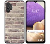 Tumundosmartphone Funda Gel Tpu para Samsung Galaxy A32 5G diseño Ladrillo 01 Dibujos