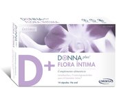 DONNA PLUS+ Flora Íntima Simbiótico para Bienestar íntimo y Prevención de Infecciones Vaginales