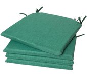 ReinoMansidi SL - Cojin de silla 40x40x3cm , Cojin para sillas de terraza/Salon/Playas,Cojin con cremallera, Cojin desfundable,Facil de limpiar