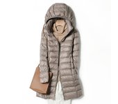 Plus size 5xl thick long down jacket women winter ultra light down jacket women with hooded down coat female hat detachable