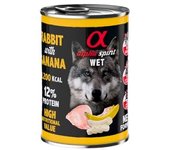 Alpha Spirit Conejo con Plátano Perro Latas  Comida Húmeda para PerrosAlpha Spirit Conejo con Plátano