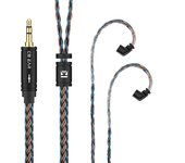 KBEAR ST16 Plus 5N OCC Silver-Plated Wire 2m IEM Cable QDC Balanced Replaceable Cable Earbuds Earphone Connector For KZ ZS12 PRO
