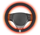 12v Heated Steering Wheel Cover Tangle Free Design Car Heating Hand Warmer 15in