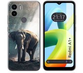 Funda Silicona para Xiaomi Redmi A1 Plus diseño Elefante Dibujos