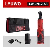 LYUWO 3/8 Rechargeable Electric , Ratchet Set, Angle Drill, Screwdriver To Remove Screw Nut, Automobile Maintenance Tool