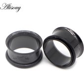 1pc 2mm-25mm Stainless Steel Ear Plugs Tunnels Rose Gold Color Screwed Earrings Expander Earlet Gauges Body Piercings Jewelry