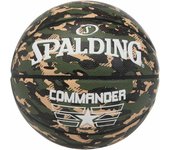 Balón de Baloncesto Spalding Commander Camo Verde Oliva 7 Sintético (Talla 7)