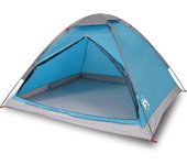 vidaXL Tienda de campaña iglú para 4 personas impermeable Color Azul,  Gris y naranja,  Verde y mas