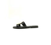 OH! MY SANDALS Zueco Pala Aplique Dorado OH! MY SANDALS Mujer Negro  (Mod: 5565)