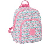 Mochila Moos Flores Multicolor 25 x 30 x 13 cm