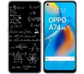 Tumundosmartphone Funda Gel Tpu para Oppo A74 4G diseño Formulas Dibujos