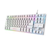 Trust - GXT 833W Thado teclado Juego USB QWERTY Español Blanco 24739