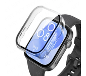 Tempered Glass + PC Cover for Huawei Watch Fit 3 Full Coverage Protective Bumper Case for Huawei Fit 3 correas band Accessories
