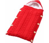 Manta envolvent para Bebe, Saco de dormir para Bebe recién nasido, mantas receptoras, envoltura de cochecito de Bebe de DOT suave y Gruesto para Bebe de 0 A 6 month