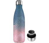 Mikomika Botella Termo de Agua Térmica de Acero Inoxidable (+40 Colores) Reutilizable | Sin BPA | Mantiene 24H Frio / 12H Calor | Termo y Hermética - Doble Pared al Vacío a Prueba de Fugas (KL500 KL750 002)