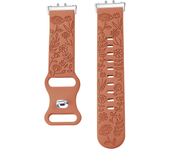 Prints Design Strap for Samsung Galaxy Fit 3 Watch Band Silicone Engraving Bracelet for Samsung Galaxy Fit3 Floral Wristband
