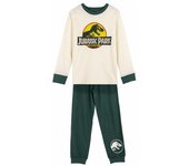 Pijama Infantil Jurassic Park Beige