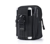 1PC Black Men Waist Bag Pouch Waterproof Tactical Military Sport Hunting Belt Molle Nylon Mobile Phone Bags Travel Outdoor Tools