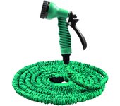 50FT/100FT Garden Hose Expandable  Flexible  EU  Plastic  Pipe With Spray Gun  Watering Car Wash Sprayirrigation Pipe