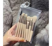 13purpleflower holly leaf makeup brush suit soft hair face powder highlight blush brush eye shadow brush full set of beauty tool