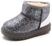 Warm Kids Snow Boots For Children New Toddler Winter Princess Child Shoes Non-slip Flat Round Toe Boys Girls Baby Lovely Boots